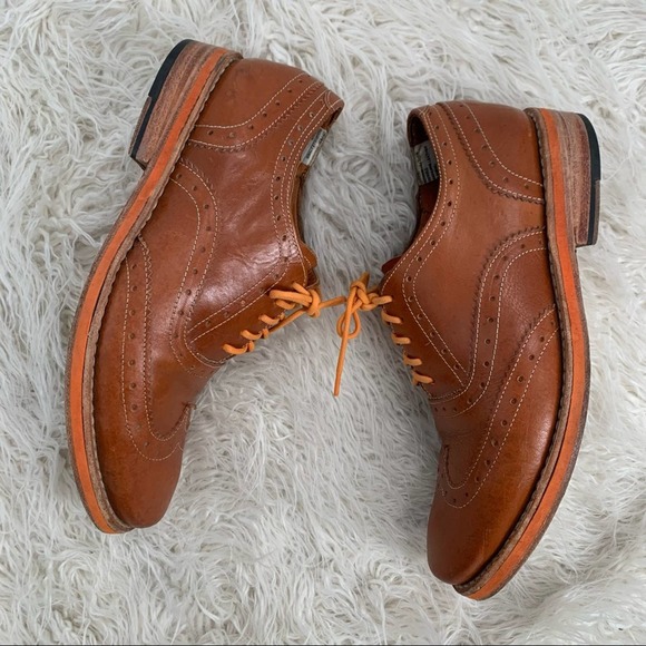 Bed Stü Brown Oxford Bovine Leather Shoes Men’s Size 8 main image 10